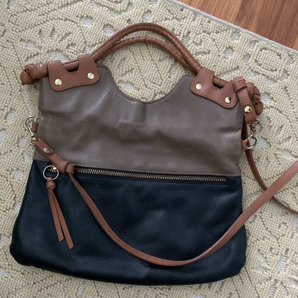 EUC Pietro Alessandro Color Block Brooklyn Bag